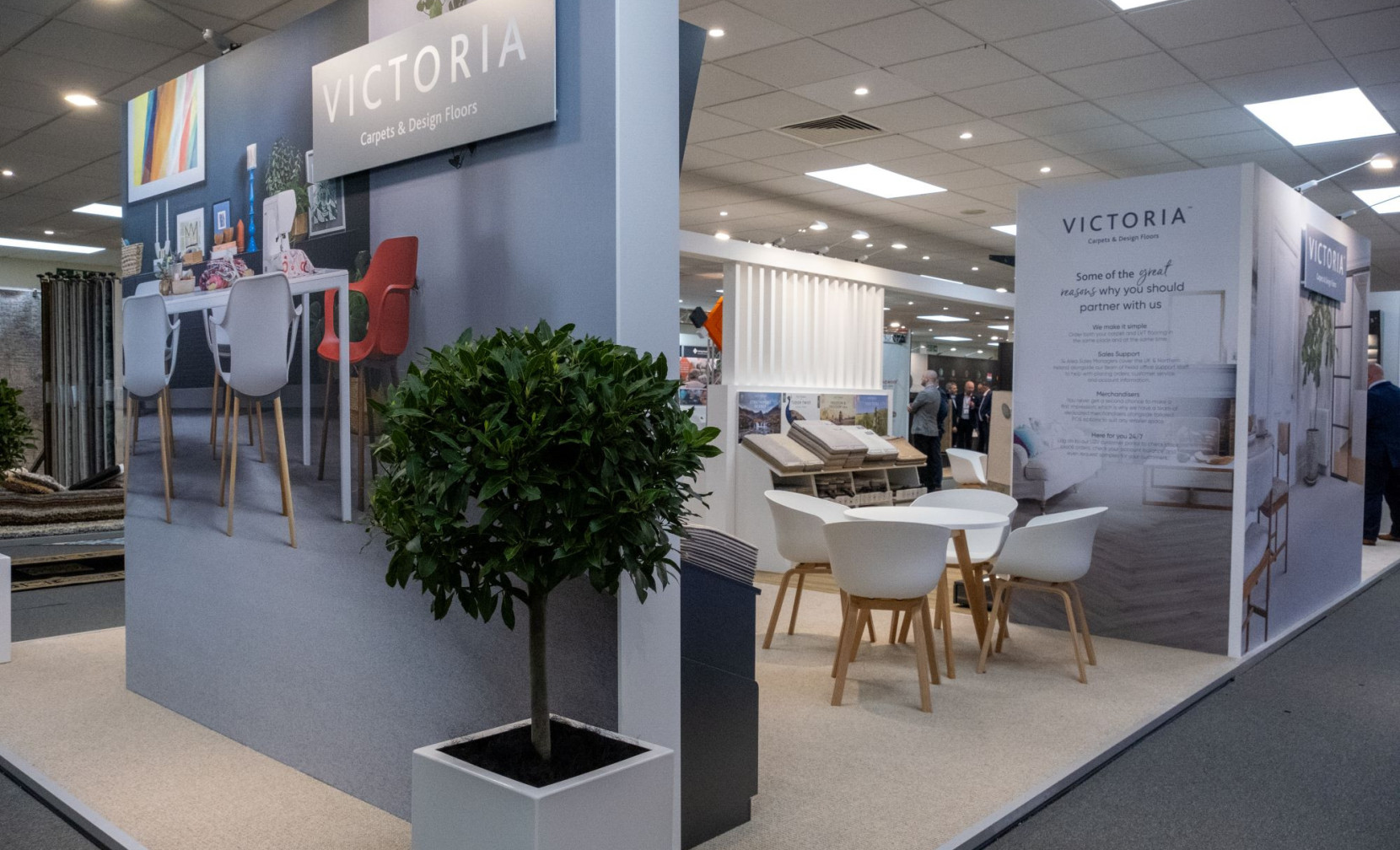 Victoria carpets and design floors at INDX flooring trade show