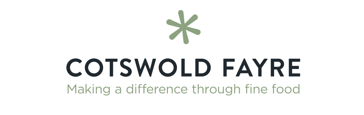 Cotswold Fayre logo featuring a star symbol and the tagline 
